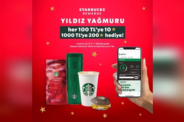 Starbucks’tan mobil kullanıcılarına yeni yıl hediyesi